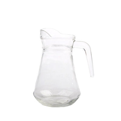 1 Liter Glass Water Pitcher Customized Glass Water Carafe Transparent