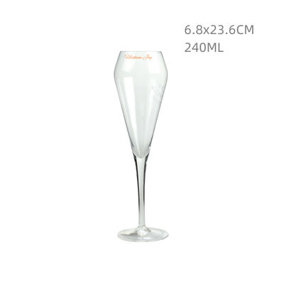 240ML Crystal Wine Glass Hand Blown Wedding Flutes Wine Glasses