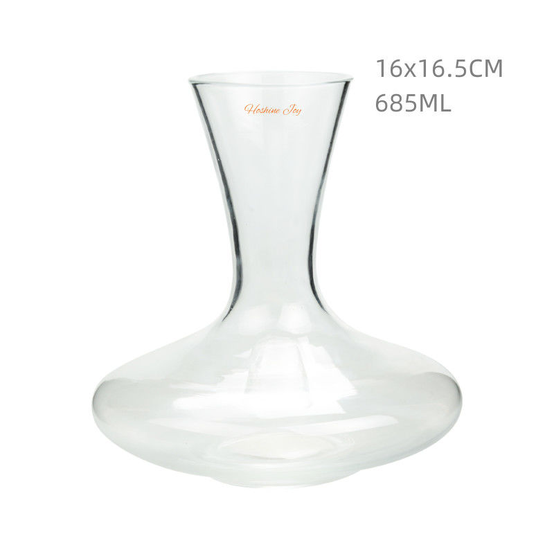 OEM Handmade Wine Decanter 685ML Luxury Wine Decanter Dishwasher Safe