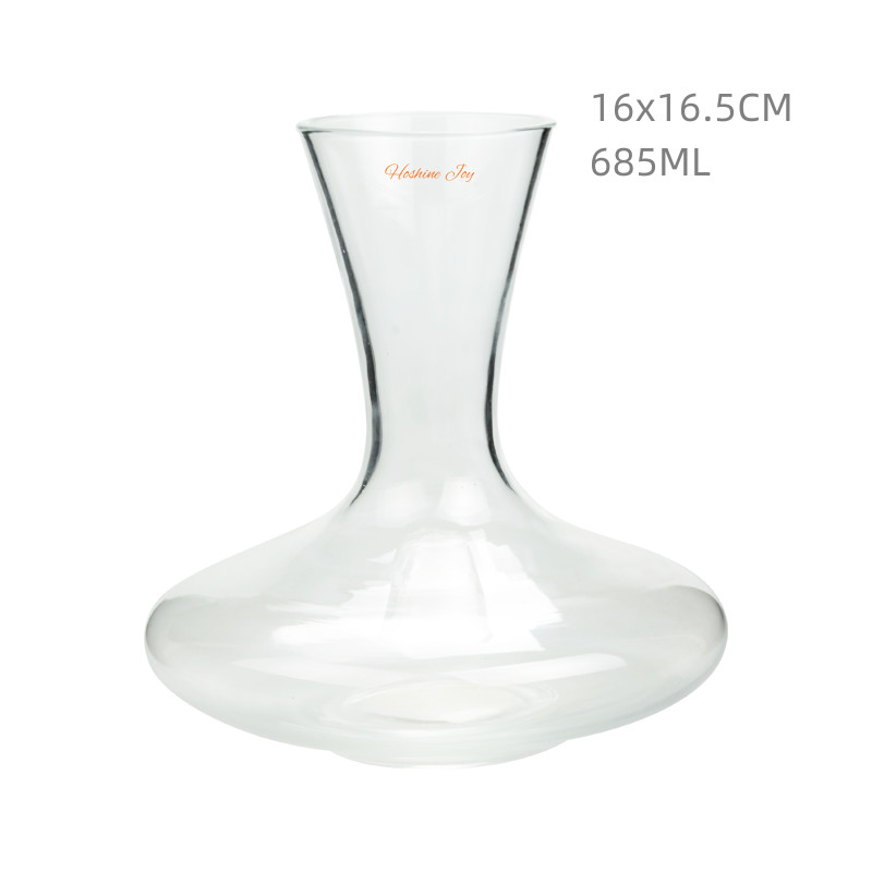 OEM Handmade Wine Decanter 685ML Luxury Wine Decanter Dishwasher Safe